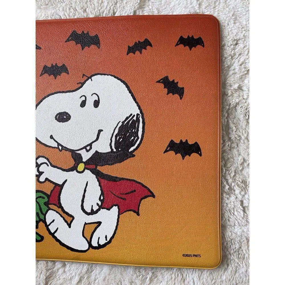 PEANUTS‎ Snoopy Vampire XL Anti-Fatigue Kitchen Mat 20” X 39” Halloween Bats NEW